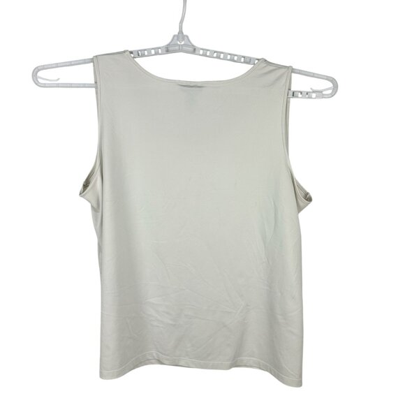 Catherines Womens Plus Size 3X Tank Top 26/28W White Sleeveless - Picture 2 of 4